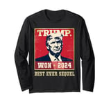 Funny TRUMP Vance WON BEST EVER SEQUEL The Return Comeback Long Sleeve T-Shirt