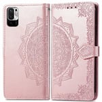 BIIULHCI Coque pour Redmi Note 10 5G/Xiaomi Poco M3 Pro 5G,Housse Cuir PU Portefeuille Flip Case Cover Etui pour Redmi Note 10 5G,Magnétique Porte Carte Étui à Rabat Pochette