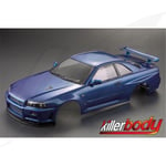 FR- Body - 1/10 Touring / Drift - 195mm - Scale - Painted - Nissan Skyline R34
