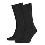 Tommy Hilfiger Classic Mens Socks (2-Pack)(Anthracite Melange, UK 6-8(EU 39-42)) (Anthracite Melange) UK 6-8 (EU 39-42)