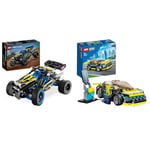 LEGO Technic Off-Road Race Buggy, Car Vehicle Toy for Boys and Girls aged 8 Plus Years Old & City Electric Sports Car Toy for 5 Plus Years Old Boys and Girls, Race Car for Kids Set