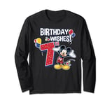 Disney Mickey & Friends 7th Birthday Wishes Manche Longue