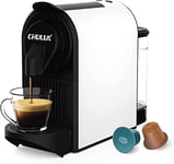 CHULUX Machine à Café Capsules, Cafetières à Dosettes, 20 Bars de Pression, Machine Expresso pour Capsules Compatibles Nespresso - Puissance 1400W