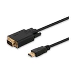 Adapter CL-103 hdmi m - D-Sub vga m 1.8m black color - Cable - Digital/Display/Video - Savio