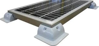 Båt- och husbilsmontage 2xliten solpanel -Komplett kit