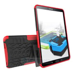 Samsung Galaxy Tab A 10.1 (2016) T580    Heavy Duty Case    Red