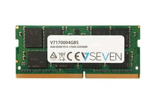 V7 - 4GB - DDR4 RAM - 2133MHz - SO DIMM 260-PIN - Ikke-ECC