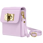 Pochette Bandoulière Pour Tout Smartphone Flip Design Élégant Violet