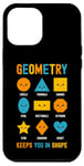 iPhone 12 Pro Max Geometry Keeps You In Shape Funny School Jokes For Kids Case