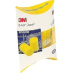 3M Ear Classic Öronproppar 50 par Packade I Par Gul Snr = 28db Hörselskydd  2024rui