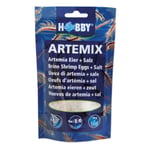 Hobby Artemix Oeufs + Sel 195g pour 6 L - Fini Mélange Artemia - Oeufs Nauplien