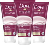 Dove Pro Age Hand Cream 3-Pack, Moisturizing, Anti-Aging Formula, 75ml Each