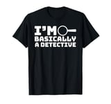 Cool Detective For Men Women Murder Shows True Crime Lover T-Shirt