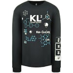 New Balance KL2 Elements Of The Game Long Sleeve Dark Grey Mens Top MT03596 PHM Cotton - Size Small