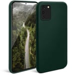 Moozy Minimalist Series Coque en silicone pour Samsung S10 Lite, vert nuit – Finition mate fine et souple en TPU - Neuf