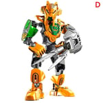 Stjärnkrigare Soldat Bionicle Hero Factory Robot Figur Byggkloss Modell Leksak För Barn Fans Orange