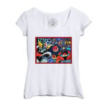 T-Shirt Femme Col Echancré Goldorak Mazinger Z Mecha Manga Anime