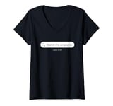 Womens John 5:39 Search The Scriptures Christian Faith JESUS Quote V-Neck T-Shirt