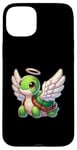 Coque pour iPhone 15 Plus Tortue comme ange avec halo