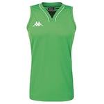 Kappa CAIRA Maillot de Basket-Ball Femme, Green, FR : XS (Taille Fabricant : XS)