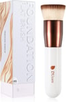 DUcare Foundation Brush Kabuki Make Up Flat Top White 