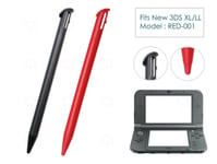 2 x Black Red Pens Plastic Pen Stylus for Nintendo - ̗̀new ̖́ 3DS XL/LL 2015+