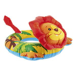 Fashy 8203 47 Bouée de Natation gonflée en Forme de Lion Orange 76 x 66 cm