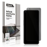 2x Protection écran de Confidentialité pour ONE PLUS Ace Racing Protecteur