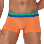 Code 22 Kalsonger Bright Mesh Trunk Orange Medium Herr