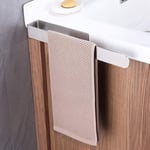 Nickel Brossé Porte-Serviettes Autocollant,Acier Inoxydable Porte Serviettes Mural,Anneau de Serviette Moderne de Salle de Bain ,Support de