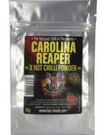 Who Dares Burns! Carolina Reaper X-Hot Chilli Powder - Ekstremt Sterkt Carolina Reaper Chilipulver 15 gram