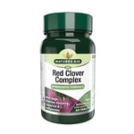 Natures Aid Red Clover Complex - 60 Tablets - 40mg Isoflavones Sage Siberian Ginseng and Liquorice Supplement for Women Menopause Support & Perimenopause Hormonal Health - Vegan Vegetarian Gluten Free