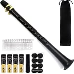 Pocket Saxophone Kit, FOVERN1 Mini Sax Portable Woodwind Instrument Professional