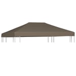 Paviljongtak 310 g/m² 3x3 m taupe