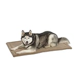 MidWest Homes for Pets Modèle 40648-TP Lit pour chien/chat Deluxe Micro molleton, 121,92 cm de long ; Taupe