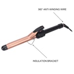 Curling Iron Wand Adjustable Temperature Ceramic Barrel Hair Curler 25mm 110 TDM