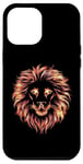 iPhone 13 Pro Max Gold Galaxy Face Lion King Of Animals From Africa Case