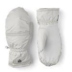 Hestra Hestra Primaloft Leather Female - Mitt - Ivory/offwhite - Unisex - 9- Naturkompaniet