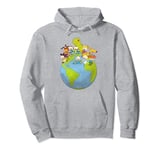 Rugrats Earth Day Group Be Kind To The Planet Sweat à Capuche