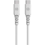 Planet USB-C - USB-C-kabel 1,5m av 100% återvunnen plast Vit