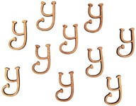 Country Love Crafts Letter Y Wooden Craft Blank, Light Brown