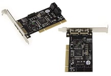 KALEA-INFORMATIQUE Carte contrôleur PCI 4 + 2 Ports SATA eSATA avec Chipset SIL3114. Disques indépendants ou en grappe Raid 0 1 0+1