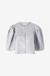 Vila - Blus viShina 2/4 Top - Silver