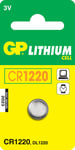 GP Batteries Lithium Cell CR1220 Engangsbatteri