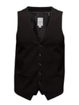 Mens Waistcoat For Suit Kostymväst Black Lindbergh