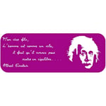 StickHappy SH0056-violet-160x60 Stickers citation Einstein Violet 160 x 60 x 0,1 cm