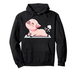 Pig Yoga Inhale Exhale Meditation Workout Yoga Lover Namaste Pullover Hoodie