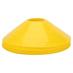 (Yellow)10 Pcs Practical Mini Field Cone Discs Marker Soccer Football Sport AS