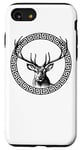 Coque pour iPhone SE (2020) / 7 / 8 cerf animal bois nature faune cornes tête