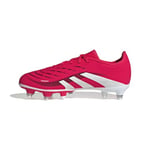 adidas Predator League Junior Football Boots Soft Ground Basket, Lucid Red/FTWR White/Core Black, 22 EU